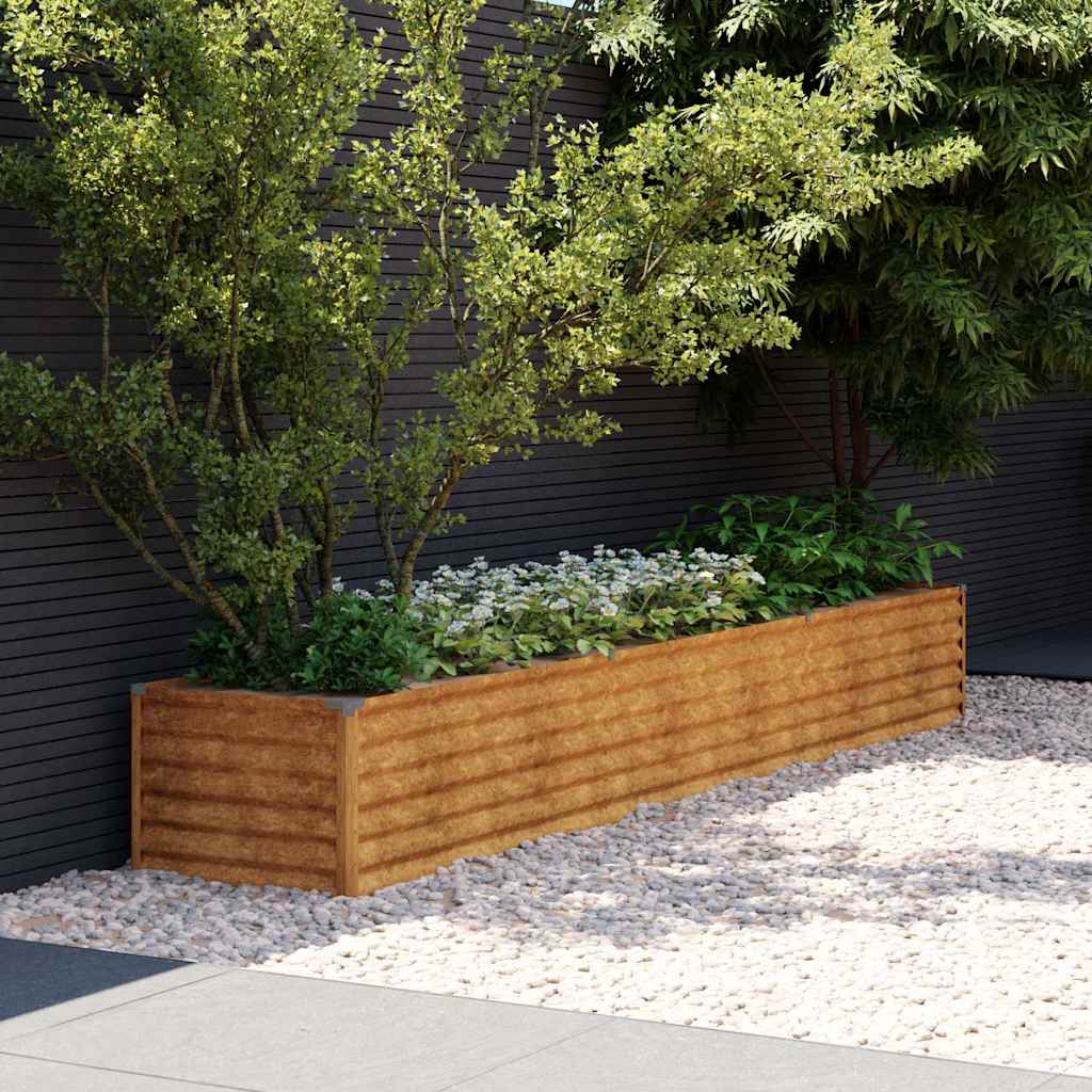 Pakeltas sodo lysvė, 291x50x36 cm, Corten plienas Pakeltas sodo lysvė, 291x50x36 cm, Corten plienas - Image 2