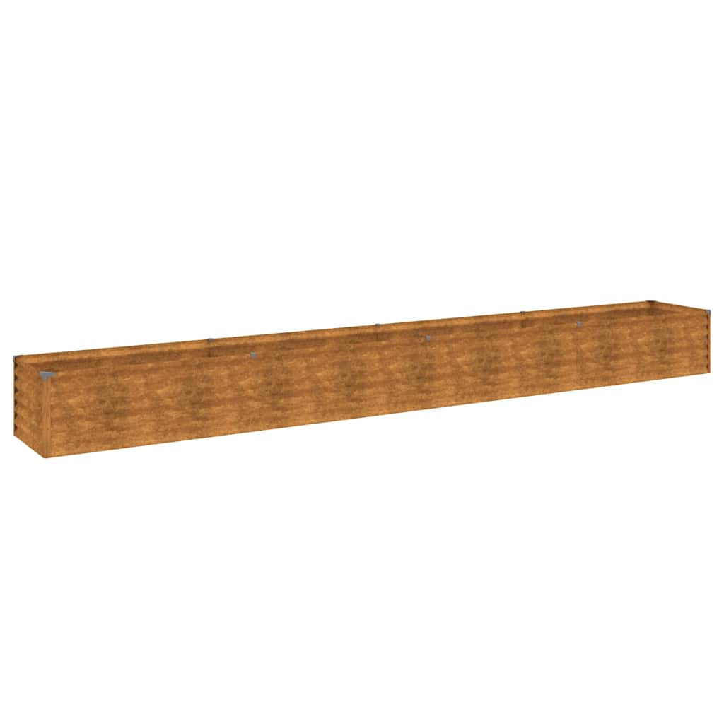 Pakeltas sodo lysvė, 386x50x36 cm, Corten plienas Pakeltas sodo lysvė, 386x50x36 cm, Corten plienas - Image 3