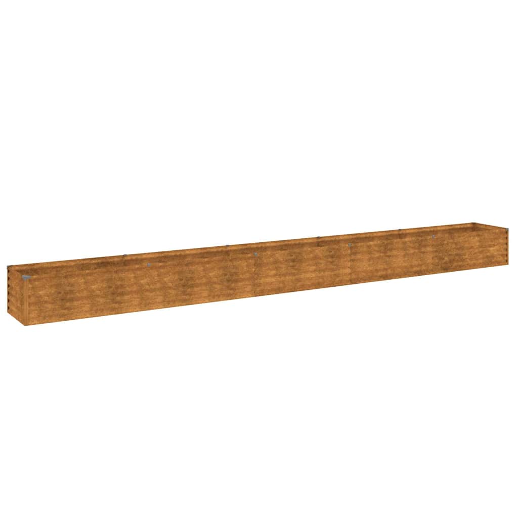 Pakeltas sodo lysvė, 482x50x36cm, Corten plienas Pakeltas sodo lysvė, 482x50x36cm, Corten plienas - Image 3