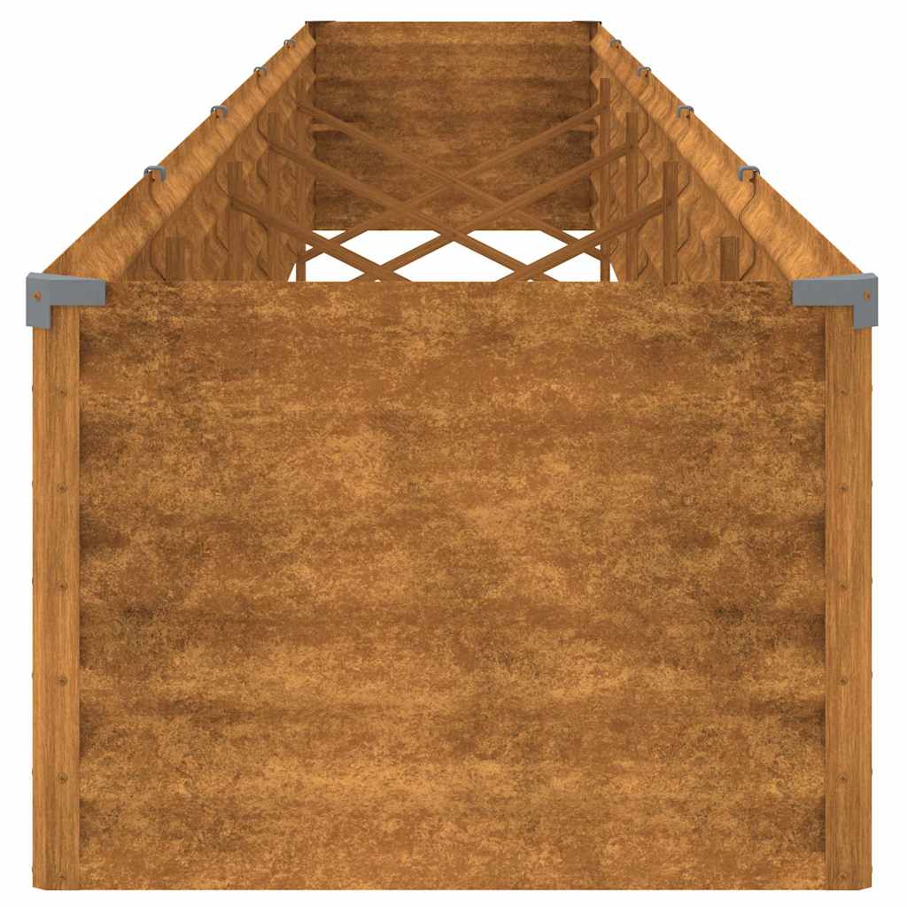Pakeltas sodo lysvė, 482x50x36cm, Corten plienas Pakeltas sodo lysvė, 482x50x36cm, Corten plienas - Image 6