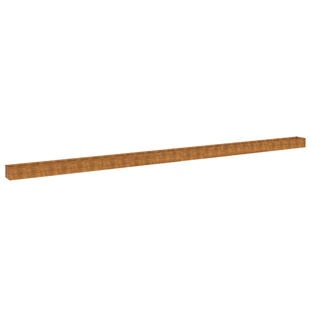 Aukštas sodo lovelis, 1152x50x36cm, Corten plienas Aukštas sodo lovelis, 1152x50x36cm, Corten plienas - Image 3