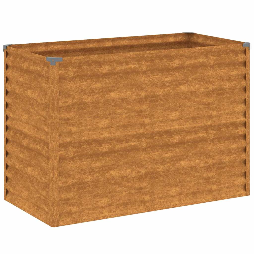 Pakelta sodo lysvė, 100x50x69 cm, Corten plienas Pakelta sodo lysvė, 100x50x69 cm, Corten plienas - Image 3