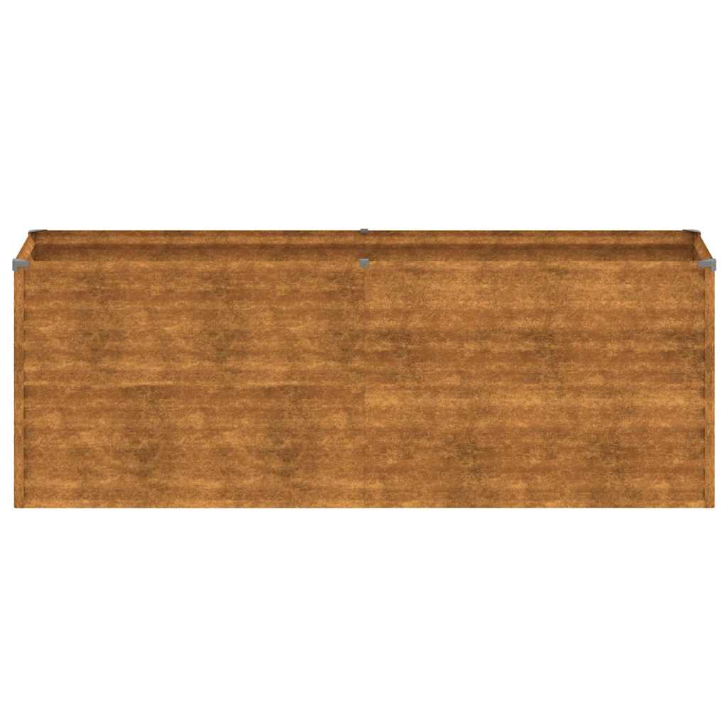 Pakelta sodo lysvė, 196x50x69cm, Corten plienas Pakelta sodo lysvė, 196x50x69cm, Corten plienas - Image 5