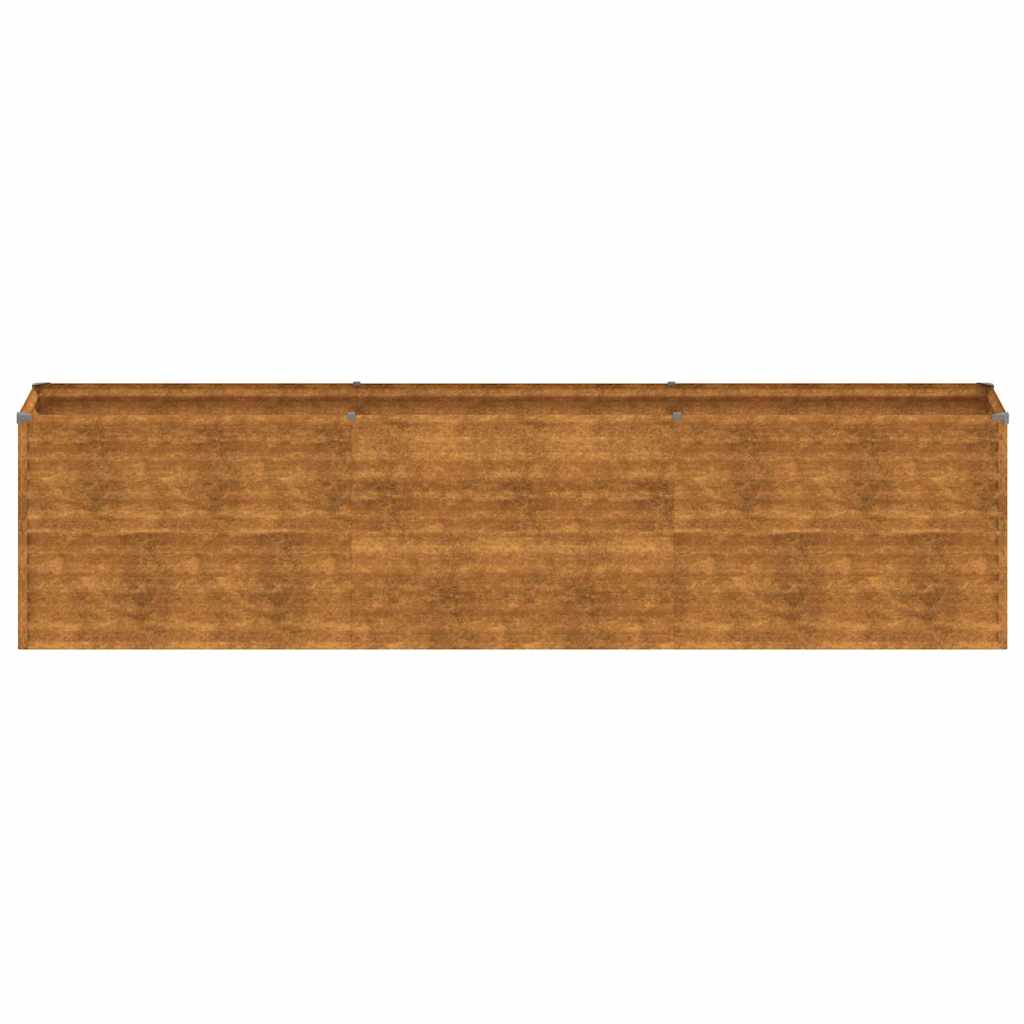 Pakeltas sodo lysvė, 291x50x69cm, Corten plienas Pakeltas sodo lysvė, 291x50x69cm, Corten plienas - Image 5