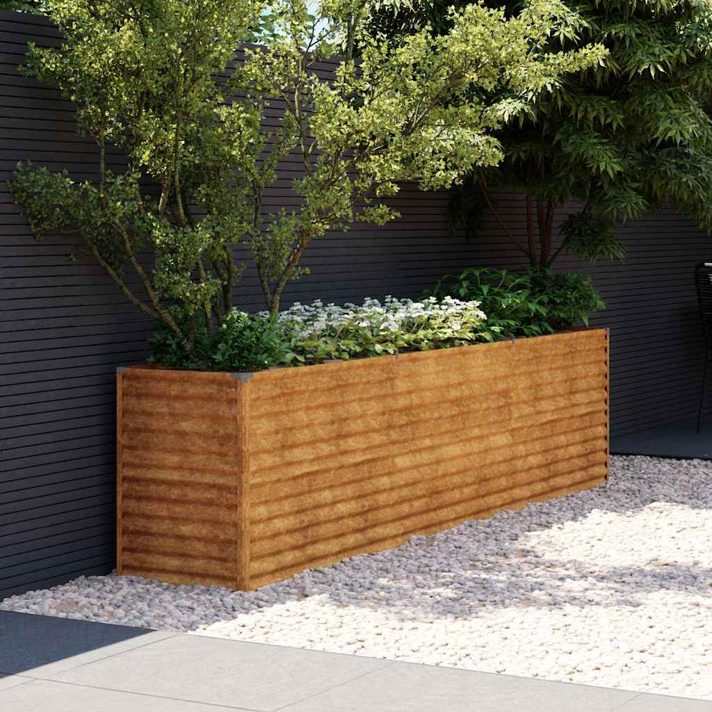 Pakeltas sodo lysvė, 291x50x69cm, Corten plienas Pakeltas sodo lysvė, 291x50x69cm, Corten plienas - Image 2