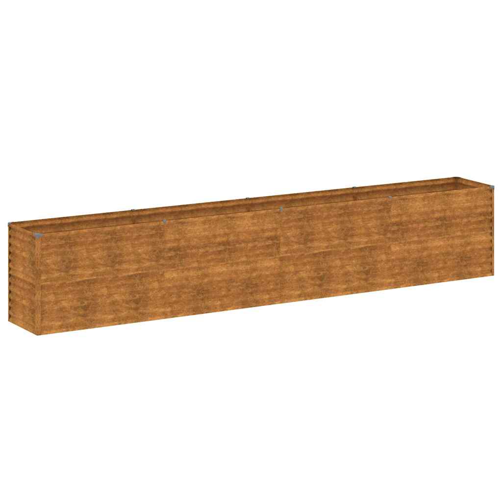 Pakelta sodo lysvė, 385x50x69cm, Corten plienas Pakelta sodo lysvė, 385x50x69cm, Corten plienas - Image 3
