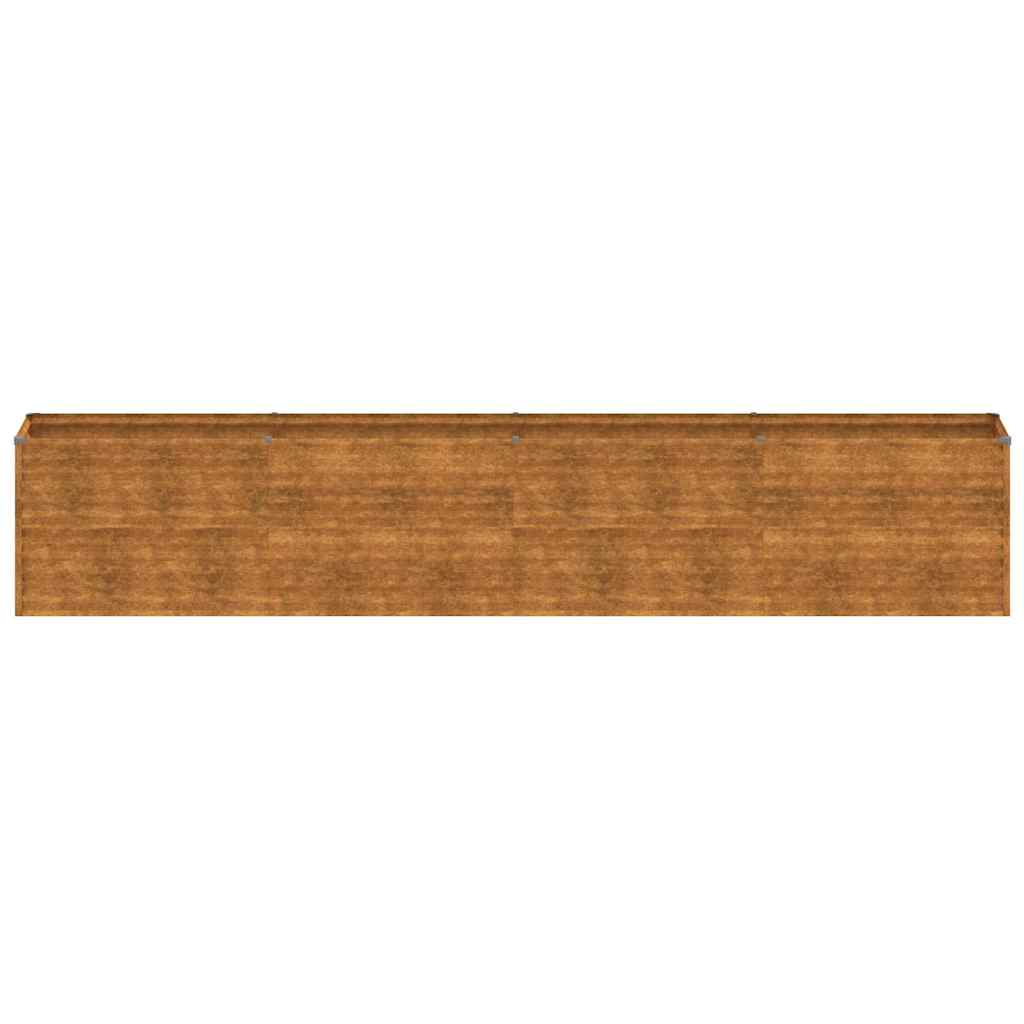 Pakelta sodo lysvė, 385x50x69cm, Corten plienas Pakelta sodo lysvė, 385x50x69cm, Corten plienas - Image 5