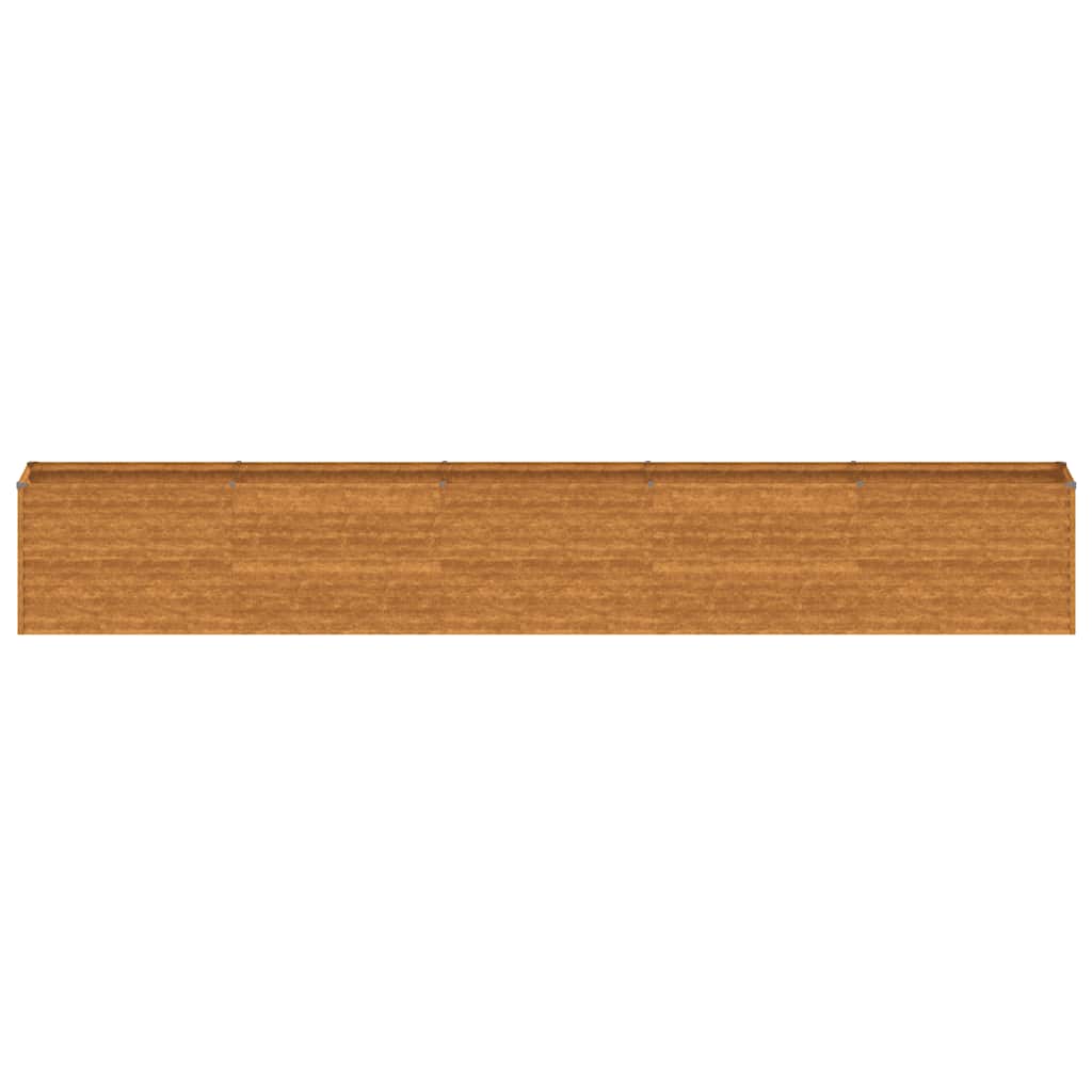 Pakeltas sodo lysvė, 482x50x69cm, Corten plienas Pakeltas sodo lysvė, 482x50x69cm, Corten plienas - Image 5