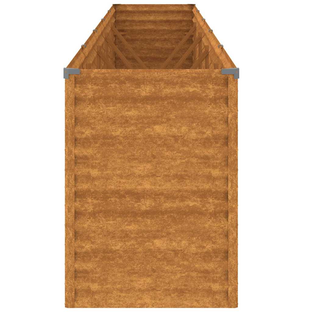 Pakeltas sodo lysvė, 482x50x69cm, Corten plienas Pakeltas sodo lysvė, 482x50x69cm, Corten plienas - Image 6