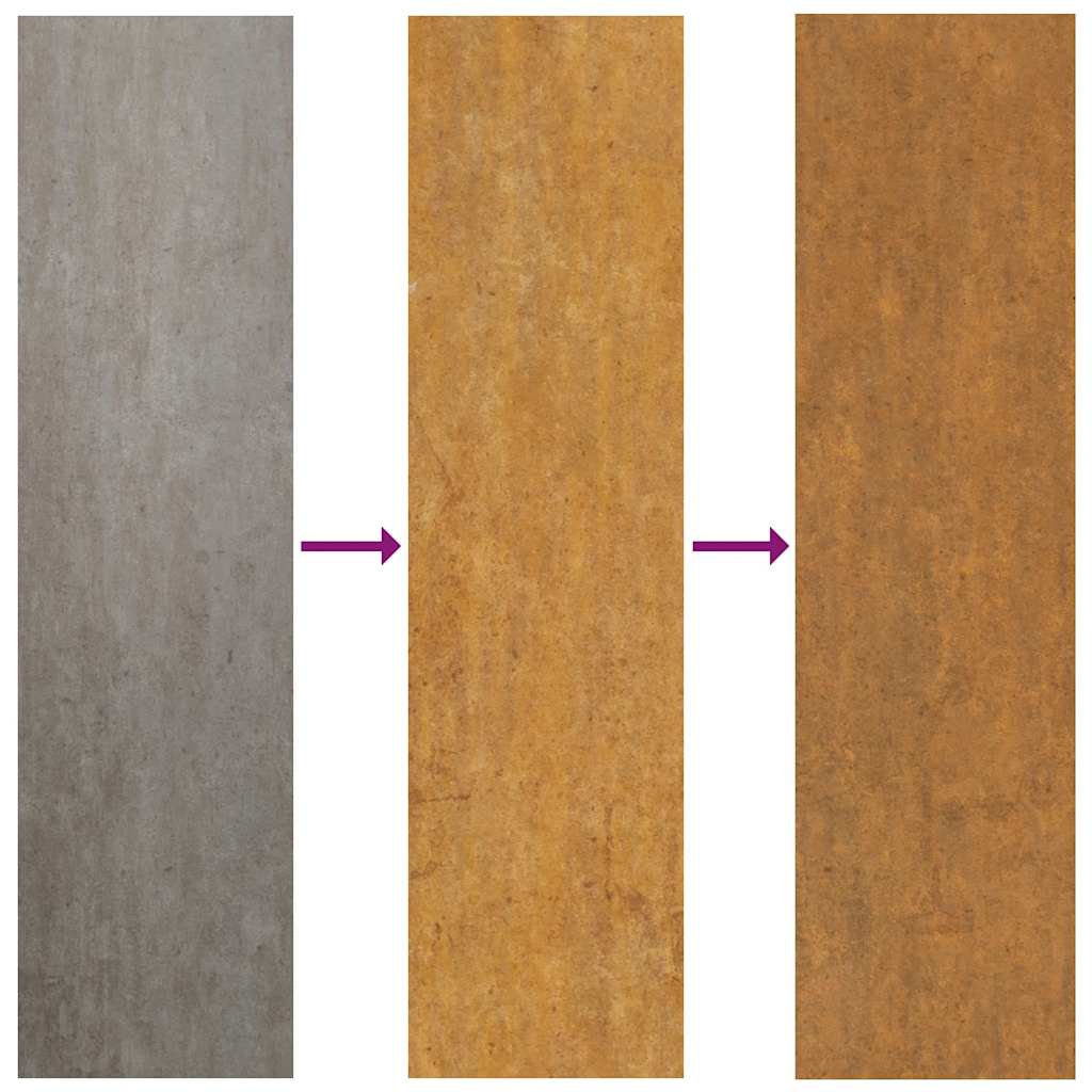 Pakeltas sodo lysvė, 482x50x69cm, Corten plienas Pakeltas sodo lysvė, 482x50x69cm, Corten plienas - Image 7