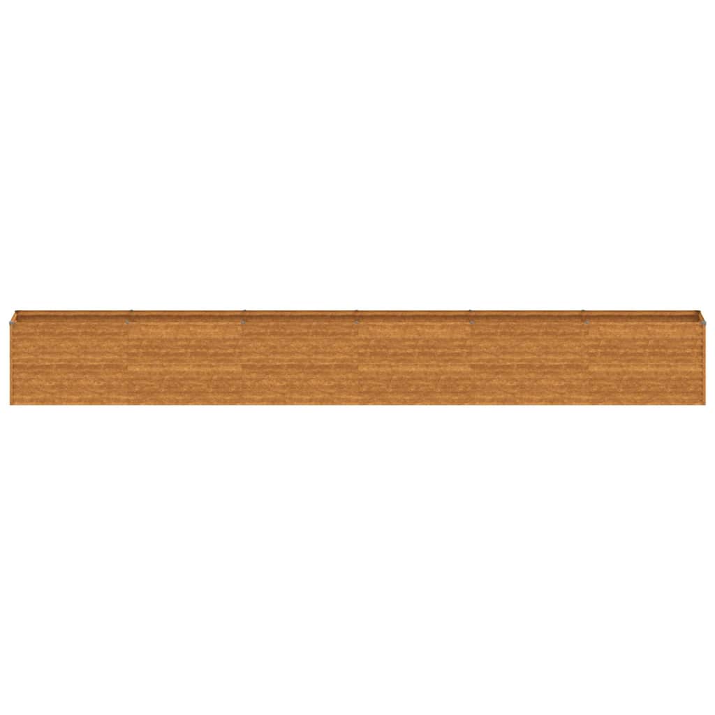 Pakelta sodo lysvė, 578x50x69cm, Corten plienas Pakelta sodo lysvė, 578x50x69cm, Corten plienas - Image 5
