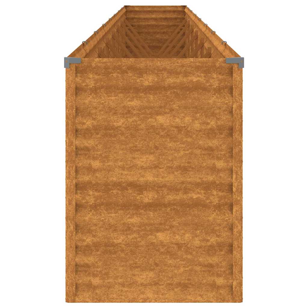Aukštas sodo lovelis, 770x50x69cm, Corten plienas Aukštas sodo lovelis, 770x50x69cm, Corten plienas - Image 5