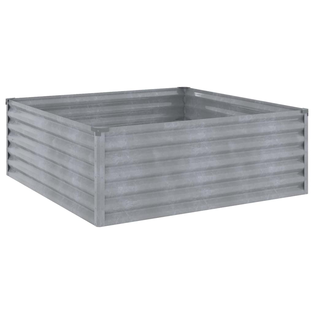 Aukštas sodo lovelis, 100x100x36cm, Corten plienas Aukštas sodo lovelis, 100x100x36cm, Corten plienas - Image 4