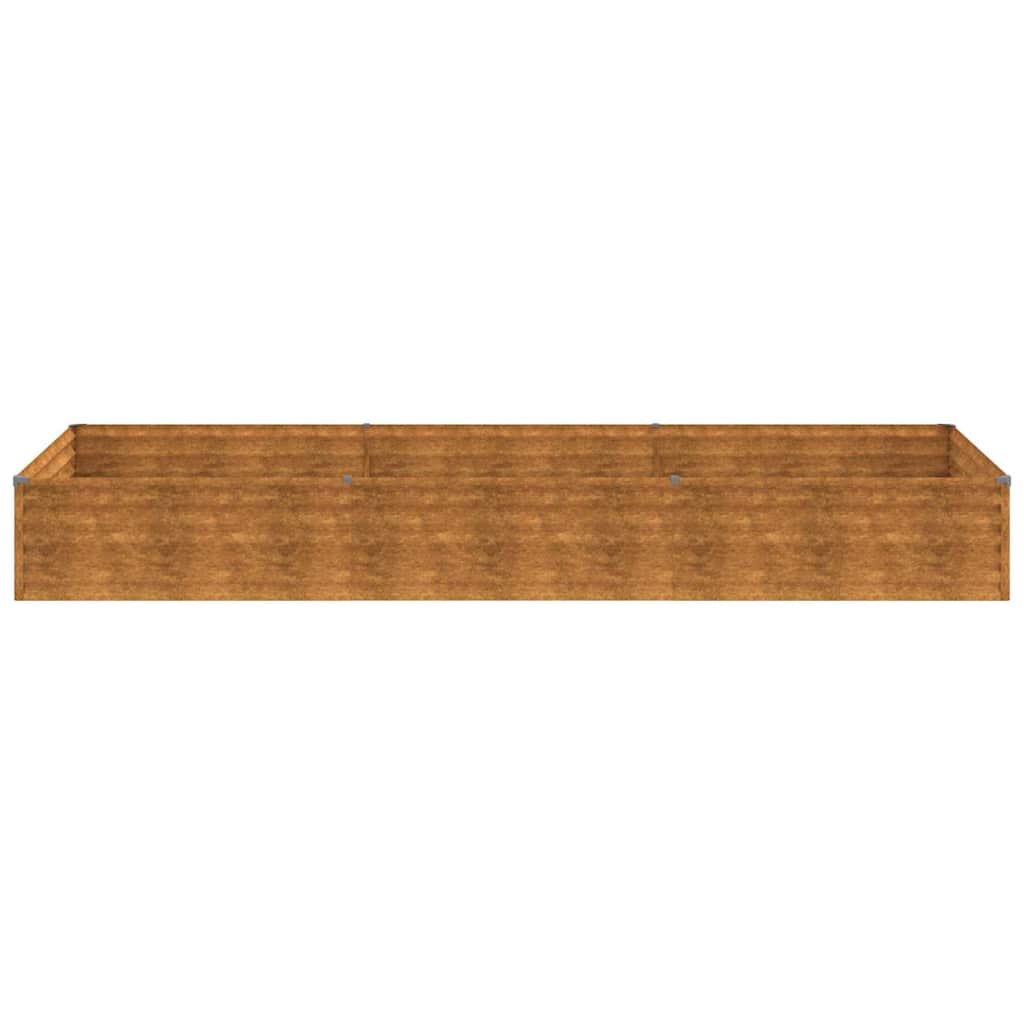 Aukštas sodo lovelis, 291x100x36cm, Corten plienas Aukštas sodo lovelis, 291x100x36cm, Corten plienas - Image 5