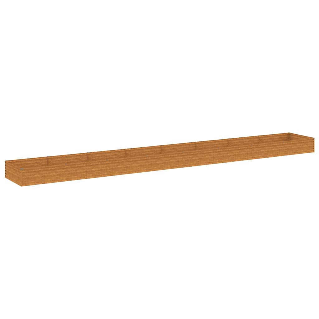 Aukštas sodo lovelis, 770x100x36cm, Corten plienas Aukštas sodo lovelis, 770x100x36cm, Corten plienas - Image 3
