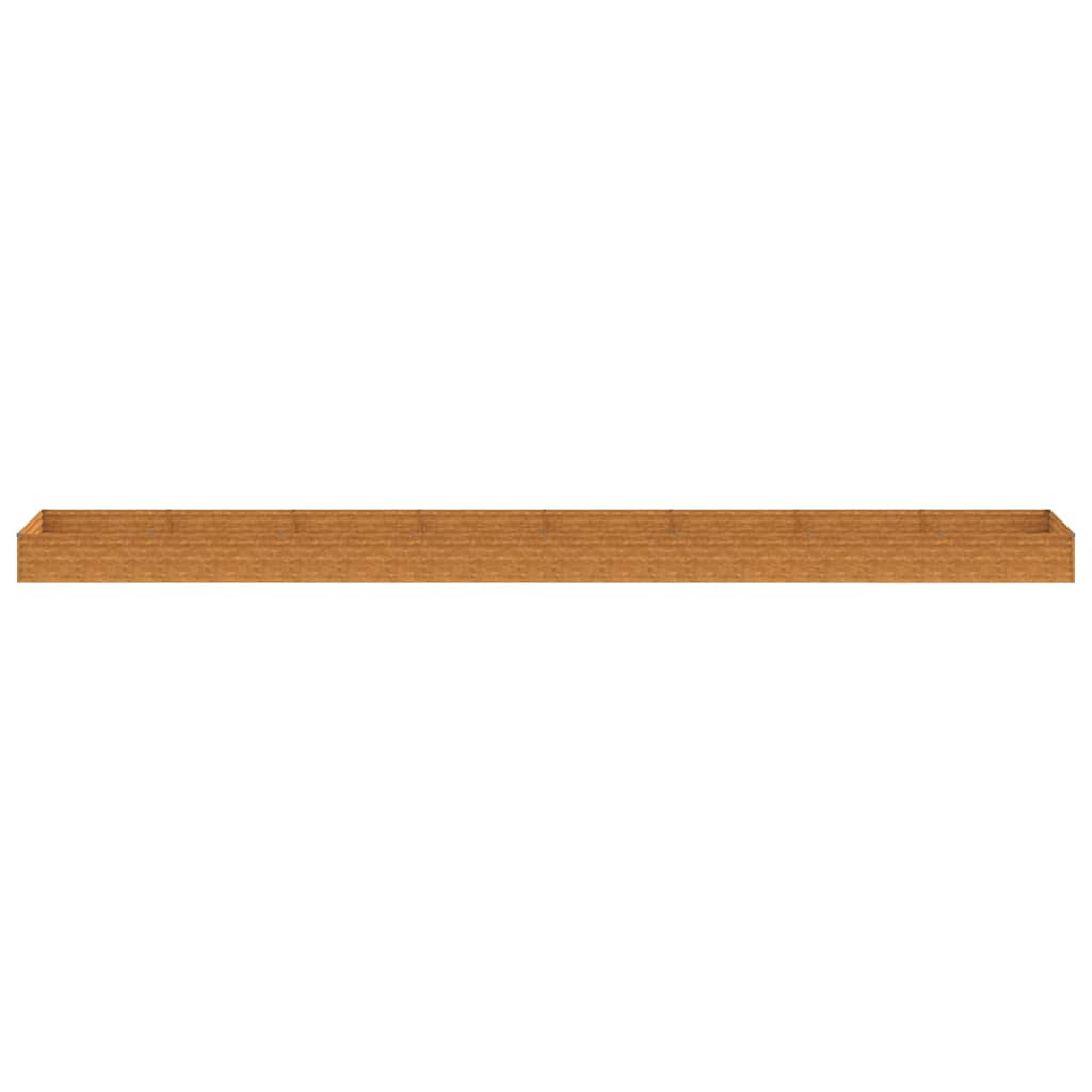 Aukštas sodo lovelis, 770x100x36cm, Corten plienas Aukštas sodo lovelis, 770x100x36cm, Corten plienas - Image 5