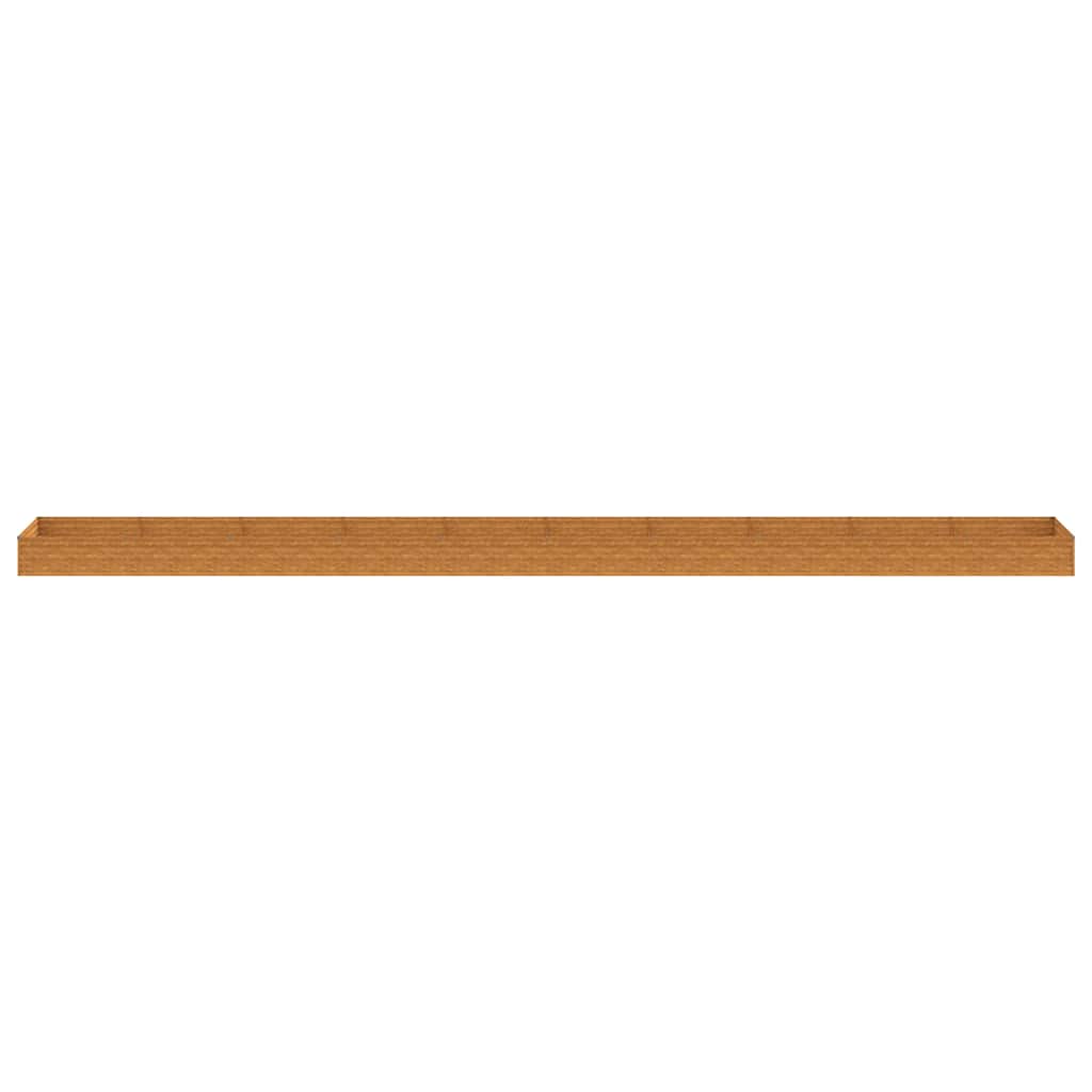 Aukštas sodo lovelis, 960x100x36cm, Corten plienas Aukštas sodo lovelis, 960x100x36cm, Corten plienas - Image 5