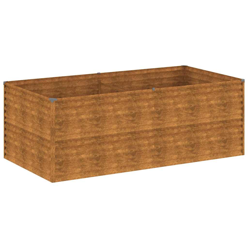 Aukštas sodo lovelis, 196x100x69cm, Corten plienas Aukštas sodo lovelis, 196x100x69cm, Corten plienas - Image 3