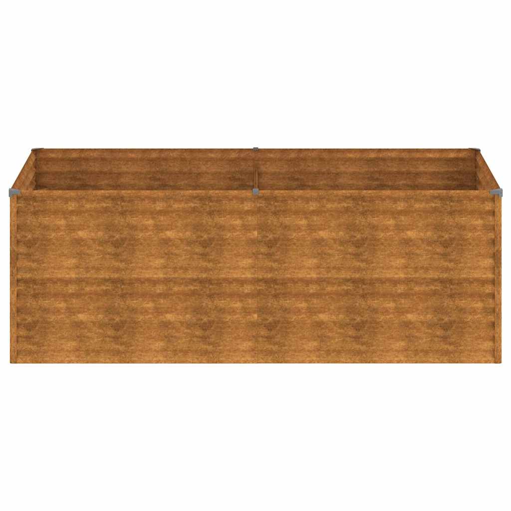 Aukštas sodo lovelis, 196x100x69cm, Corten plienas Aukštas sodo lovelis, 196x100x69cm, Corten plienas - Image 5