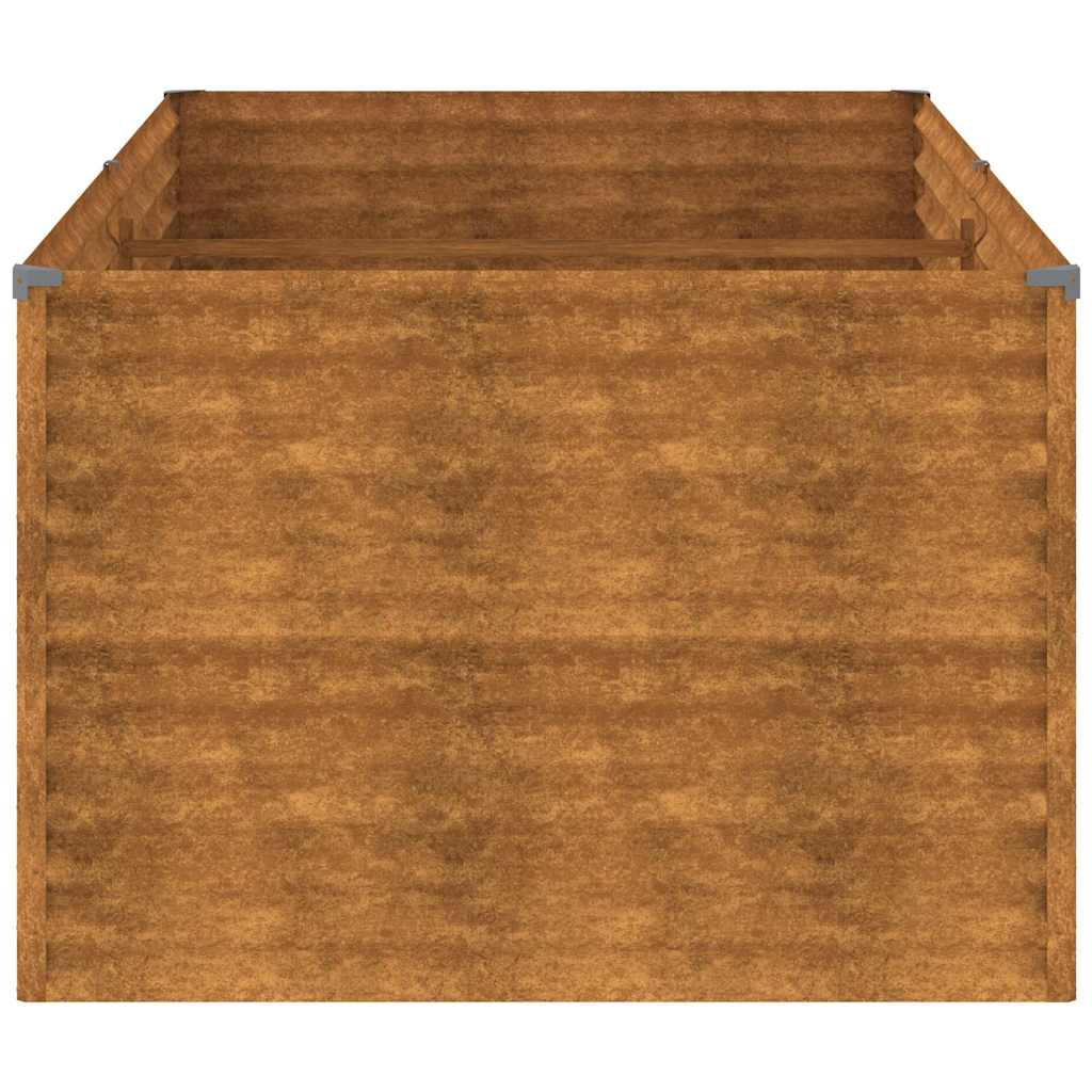 Aukštas sodo lovelis, 196x100x69cm, Corten plienas Aukštas sodo lovelis, 196x100x69cm, Corten plienas - Image 6