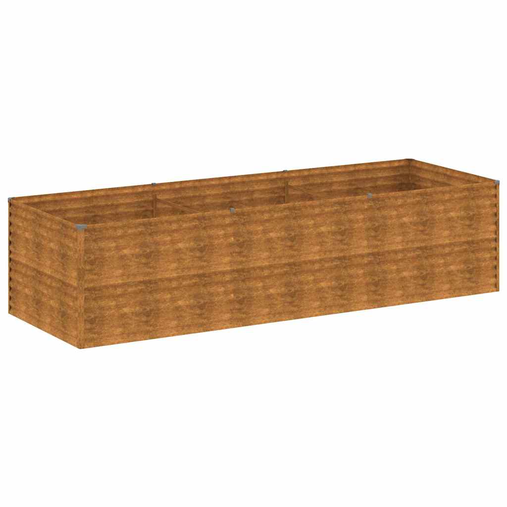Aukštas sodo lovelis, 290x100x69cm, Corten plienas Aukštas sodo lovelis, 290x100x69cm, Corten plienas - Image 3