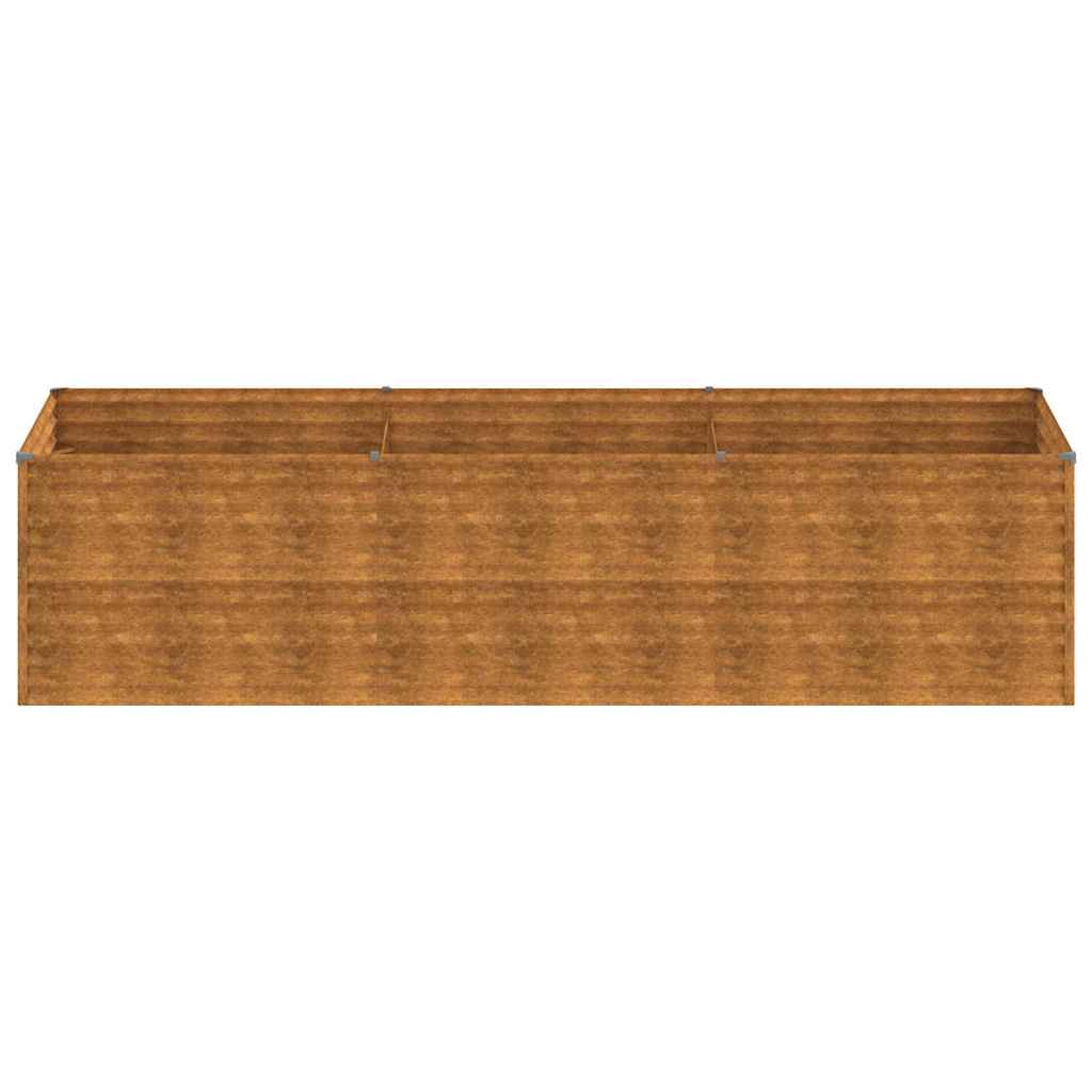 Aukštas sodo lovelis, 290x100x69cm, Corten plienas Aukštas sodo lovelis, 290x100x69cm, Corten plienas - Image 5