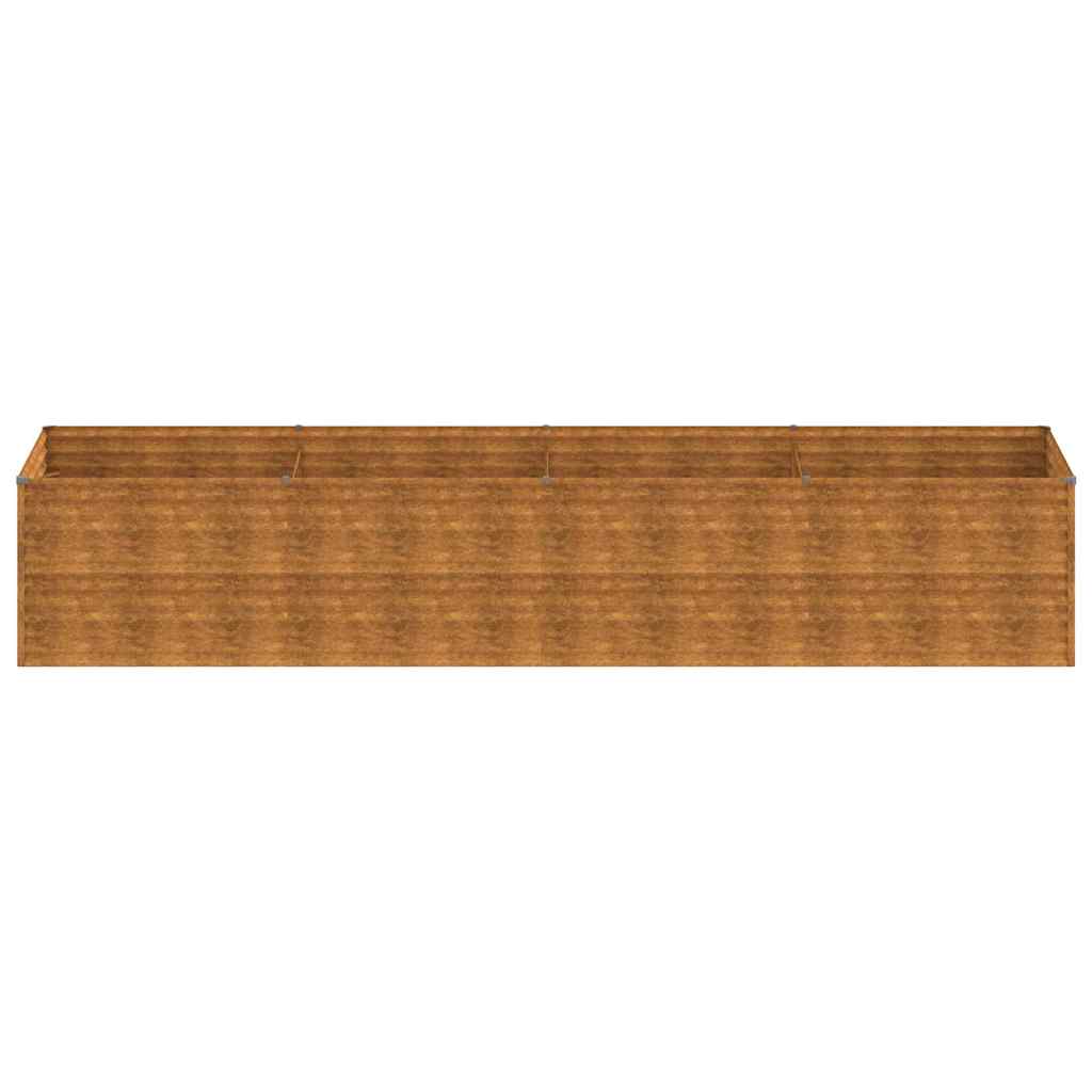 Aukštas sodo lovelis, 386x100x69cm, Corten plienas Aukštas sodo lovelis, 386x100x69cm, Corten plienas - Image 5