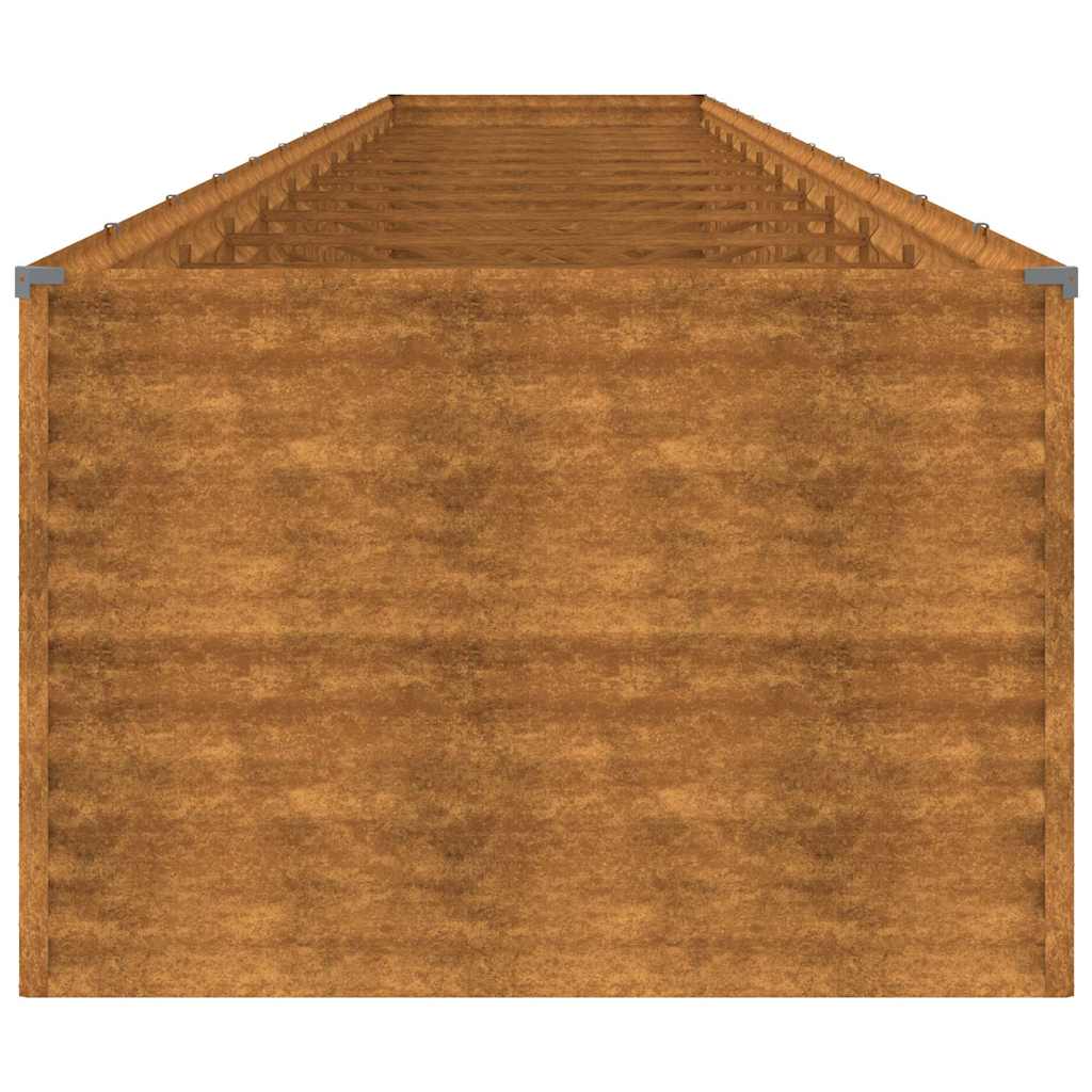 Aukštas sodo lovelis, 1150x100x69cm, Corten plienas Aukštas sodo lovelis, 1150x100x69cm, Corten plienas - Image 5