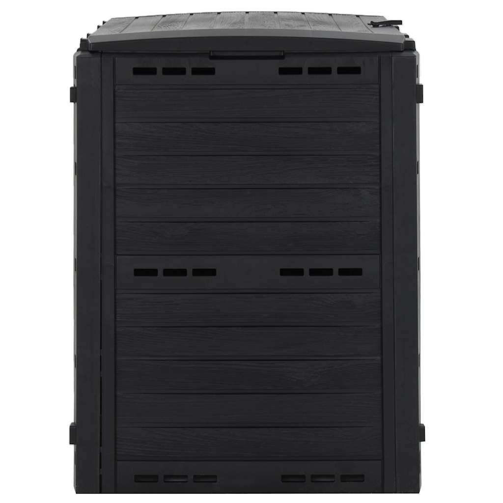 Sodo komposto dėžė, juodos spalvos, 280l, polipropilenas Sodo komposto dėžė, juodos spalvos, 280l, polipropilenas - Image 3