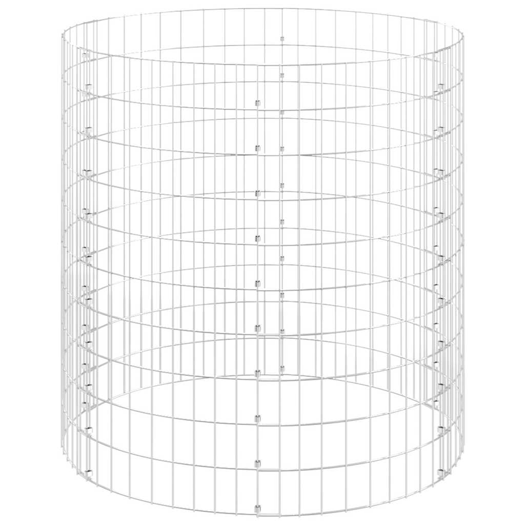 Sodo komposto dėžė, 100x100cm, galvanizuotas plienas Sodo komposto dėžė, 100x100cm, galvanizuotas plienas - Image 4