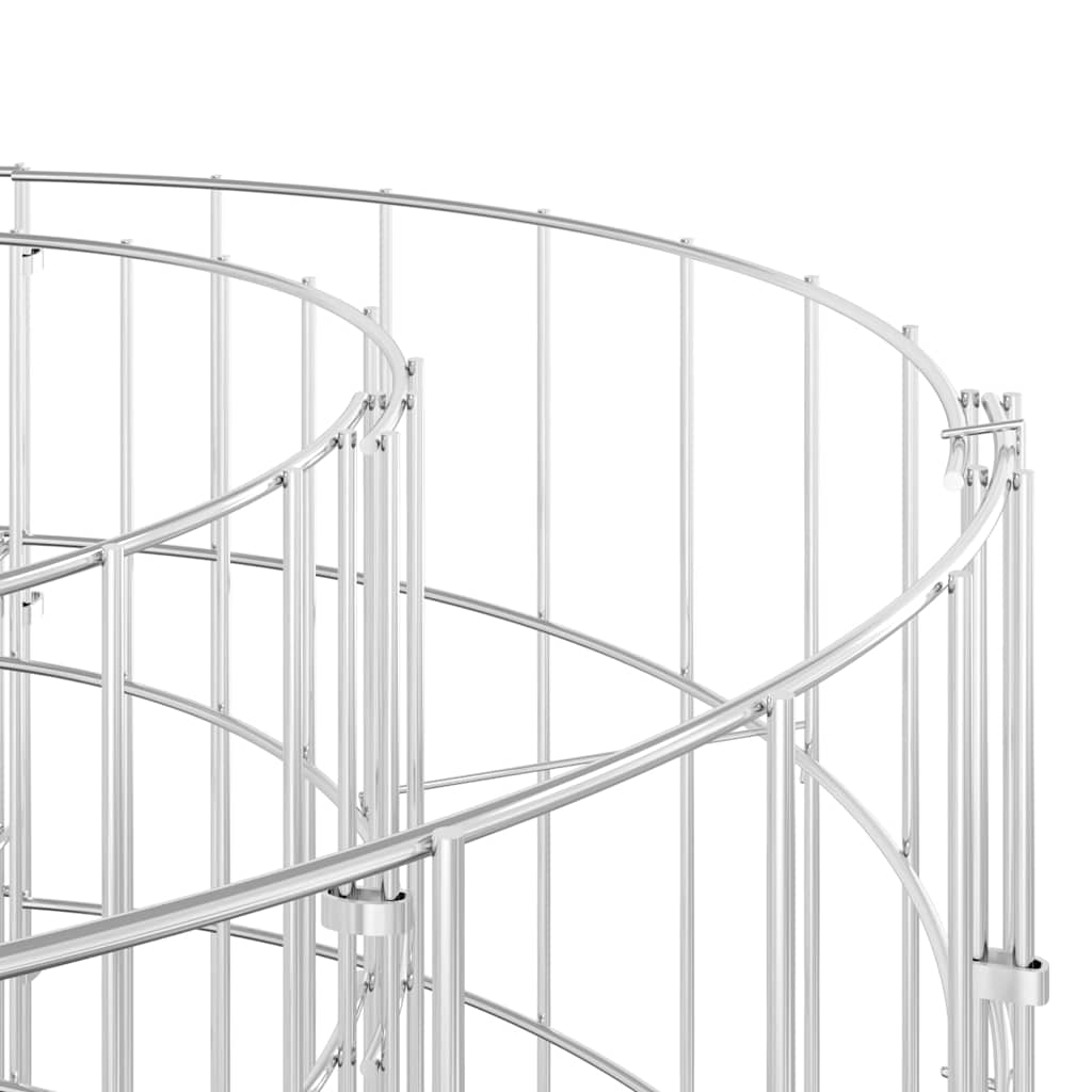Sodo komposto dėžė, 100x100cm, galvanizuotas plienas Sodo komposto dėžė, 100x100cm, galvanizuotas plienas - Image 5