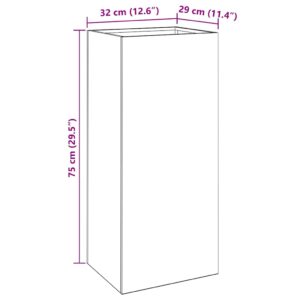 Lovelis, 32x29x75cm, Corten plienas