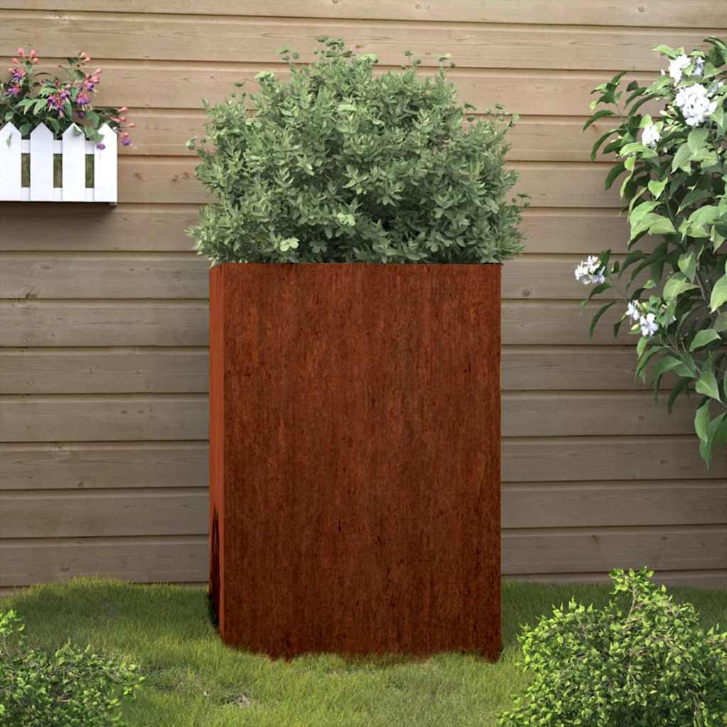 Lovelis, 42x38x75cm, Corten plienas Lovelis, 42x38x75cm, Corten plienas - Image 2