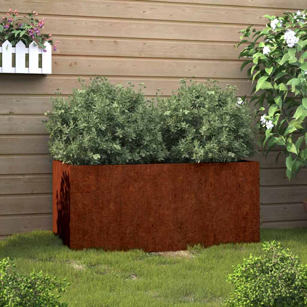 Lovelis, 62x40x39cm, Corten plienas Lovelis, 62x40x39cm, Corten plienas - Image 2
