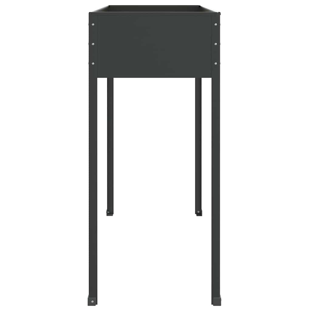 Sodo lovelis, antracito, 100,5×40,5x90cm, galvanizuotas plienas Sodo lovelis, antracito, 100,5x40,5x90cm, galvanizuotas plienas - Image 5
