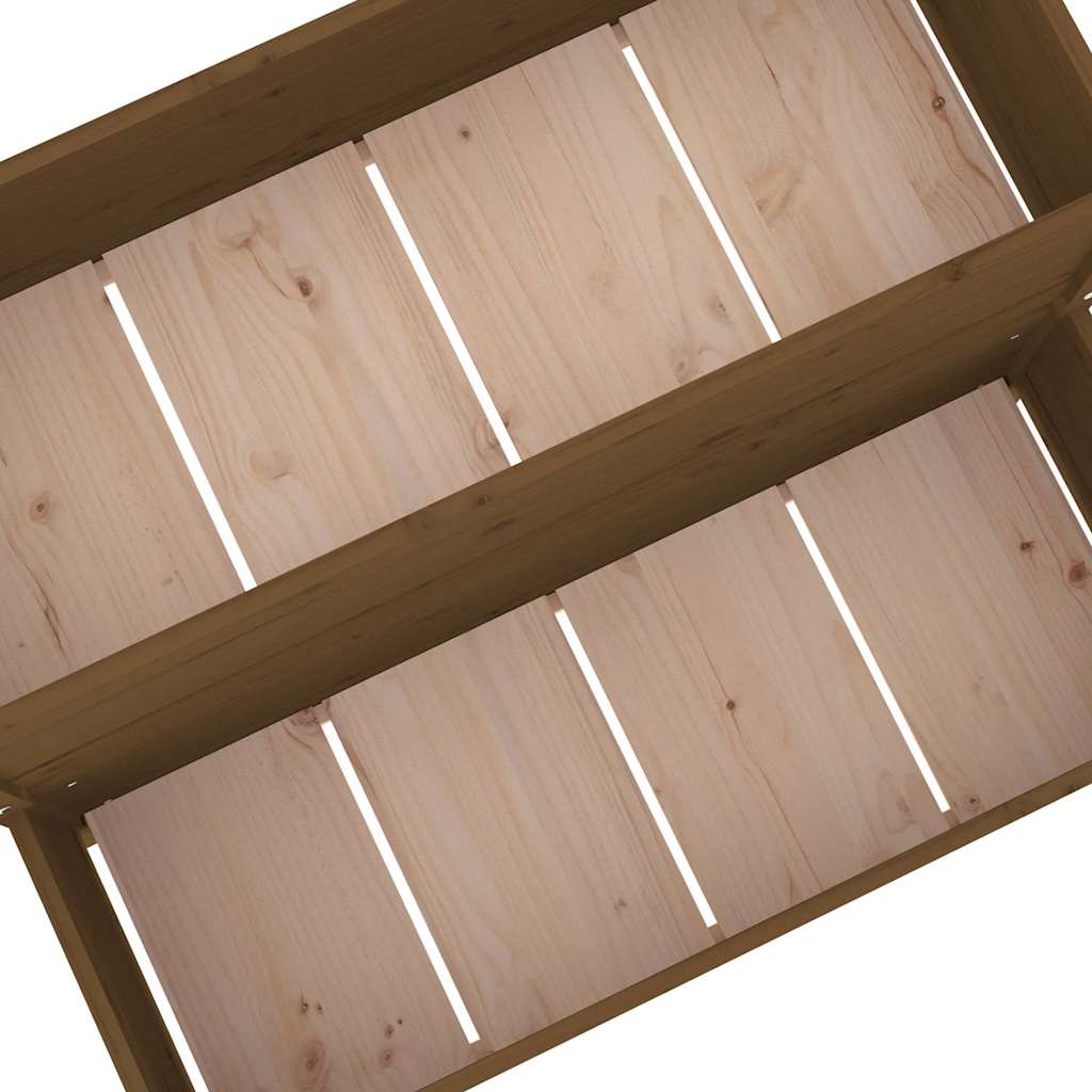 Lovelis, medaus rudas, 110x84x75cm, pušies medienos masyvas Lovelis, medaus rudas, 110x84x75cm, pušies medienos masyvas - Image 7