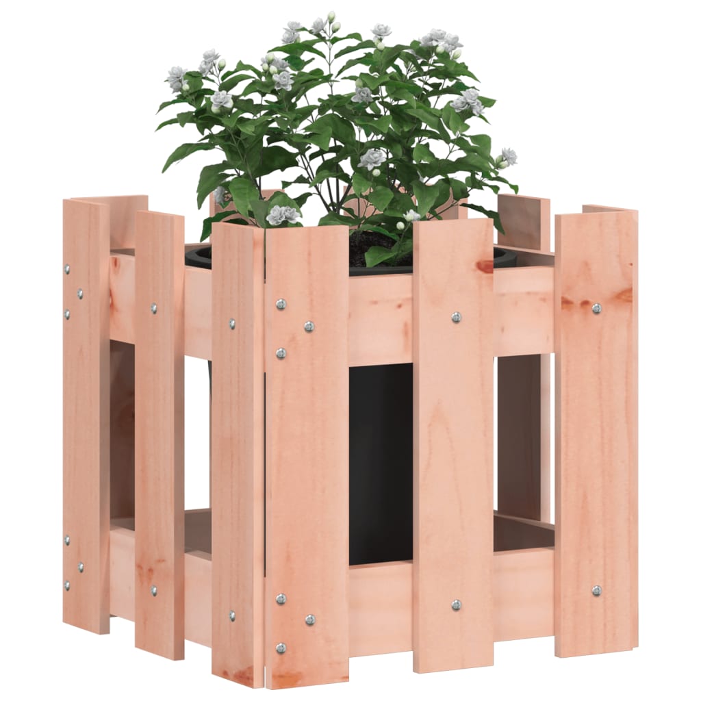Sodo lovelis, 30x30x30cm, douglas eglė, tvorelės dizaino Sodo lovelis, 30x30x30cm, douglas eglė, tvorelės dizaino - Image 3