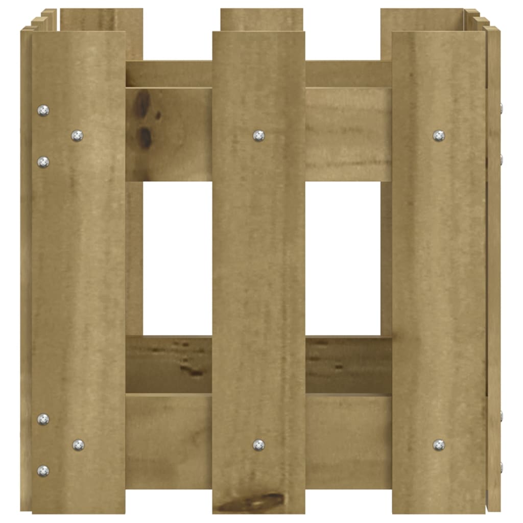 Sodo lovelis, 30x30x30cm, impregnuota pušis, tvorelės dizaino Sodo lovelis, 30x30x30cm, impregnuota pušis, tvorelės dizaino - Image 6
