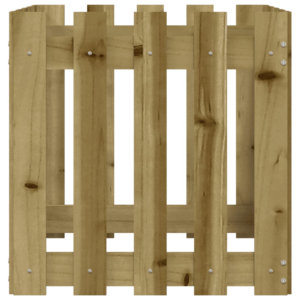 Sodo lovelis, 50x50x50cm, impregnuota pušis, tvorelės dizaino Sodo lovelis, 50x50x50cm, impregnuota pušis, tvorelės dizaino - Image 5