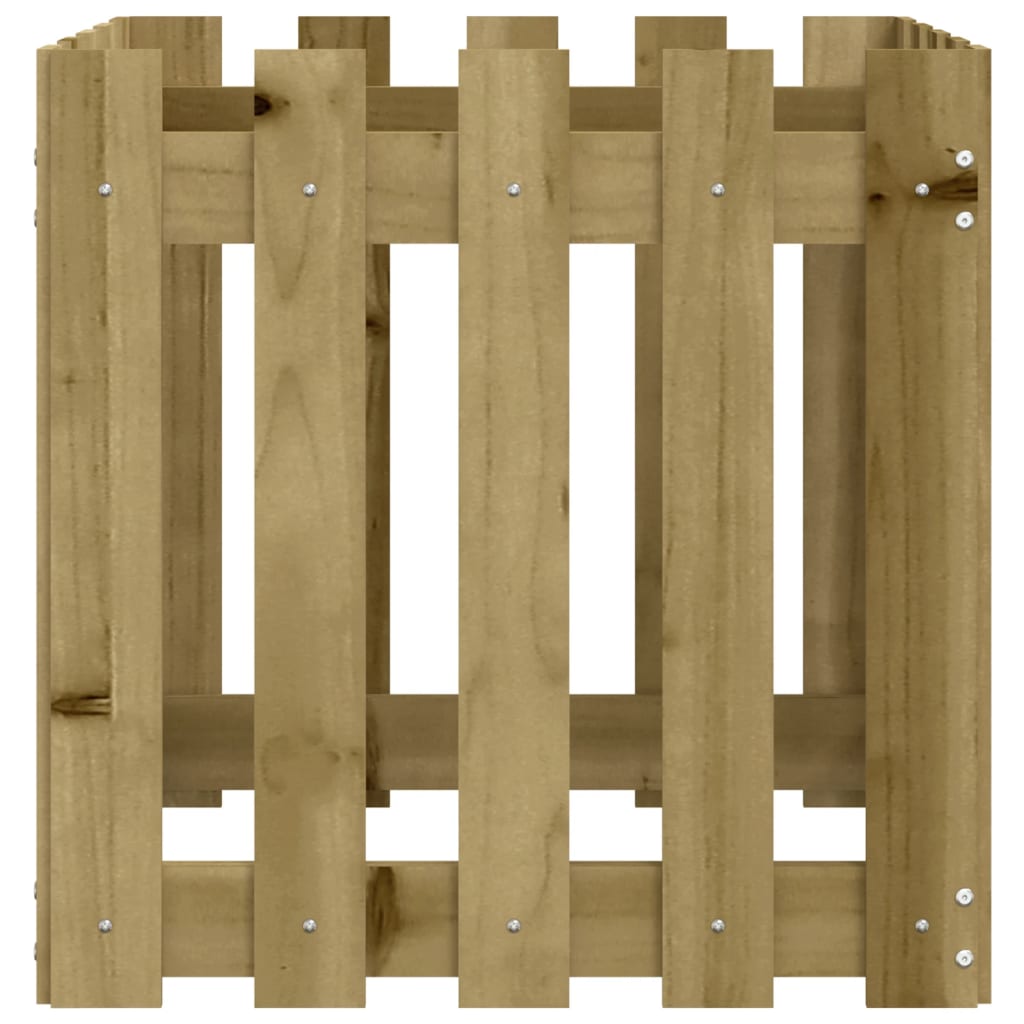 Sodo lovelis, 50x50x50cm, impregnuota pušis, tvorelės dizaino Sodo lovelis, 50x50x50cm, impregnuota pušis, tvorelės dizaino - Image 6