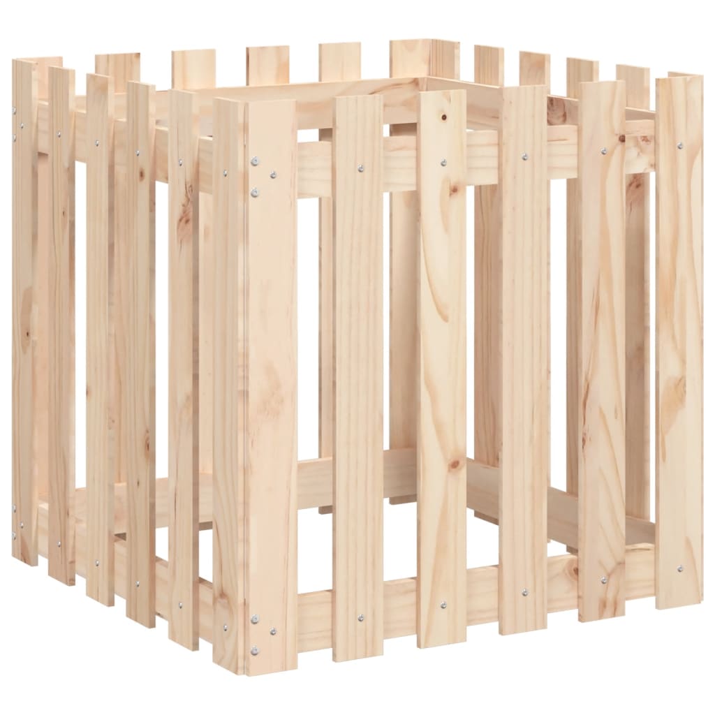 Sodo lovelis, 60x60x60cm, pušies masyvas, tvorelės dizaino Sodo lovelis, 60x60x60cm, pušies masyvas, tvorelės dizaino - Image 4