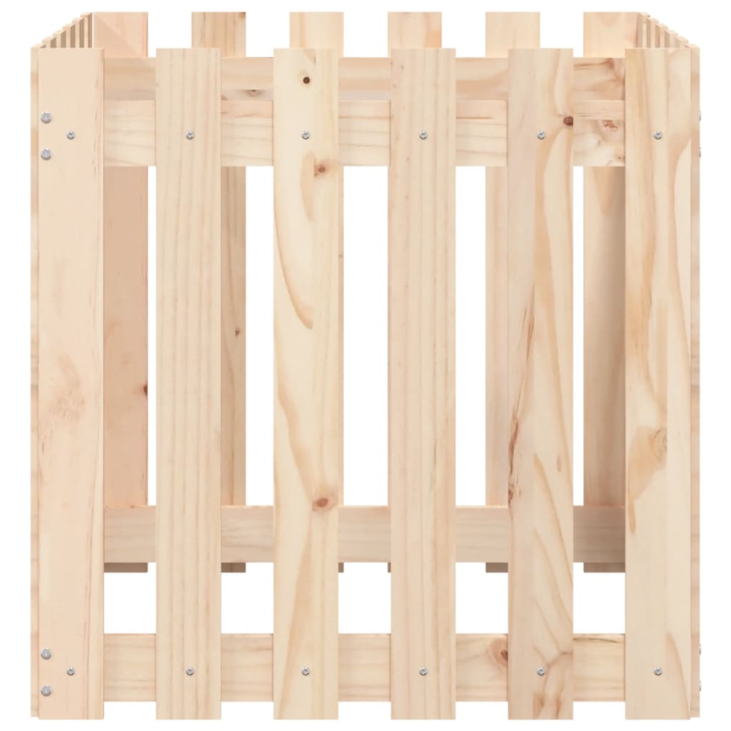 Sodo lovelis, 60x60x60cm, pušies masyvas, tvorelės dizaino Sodo lovelis, 60x60x60cm, pušies masyvas, tvorelės dizaino - Image 5