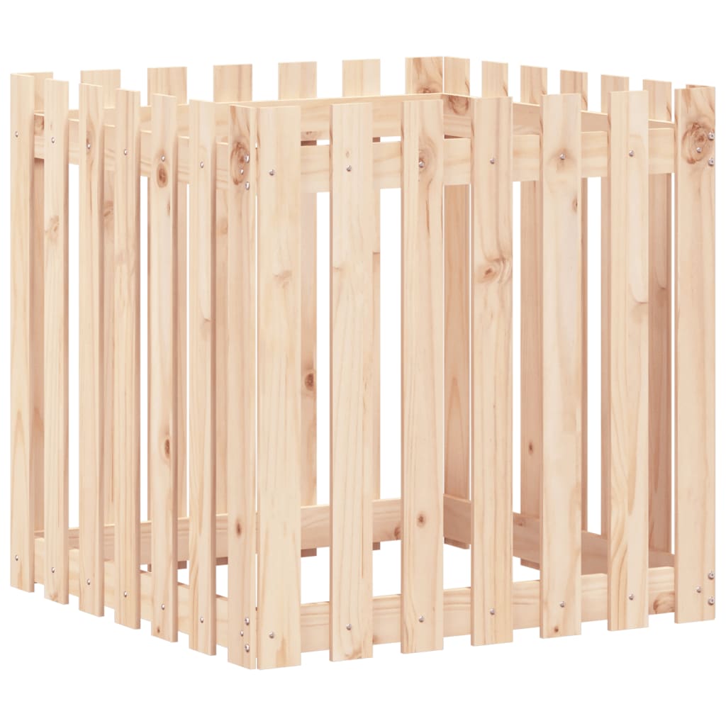 Sodo lovelis, 70x70x70cm, pušies masyvas, tvorelės dizaino Sodo lovelis, 70x70x70cm, pušies masyvas, tvorelės dizaino - Image 4