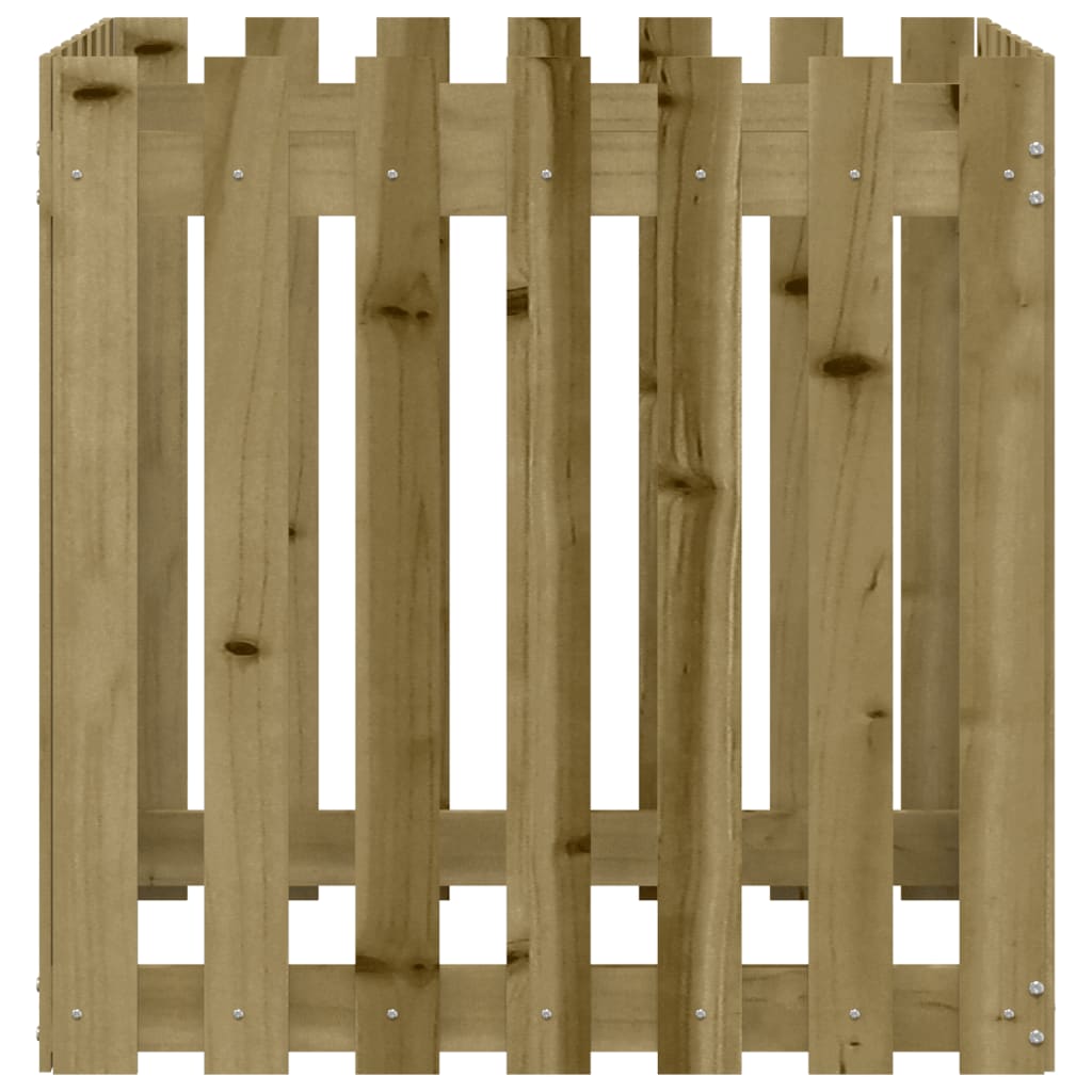 Sodo lovelis, 70x70x70cm, impregnuota pušis, tvorelės dizaino Sodo lovelis, 70x70x70cm, impregnuota pušis, tvorelės dizaino - Image 5