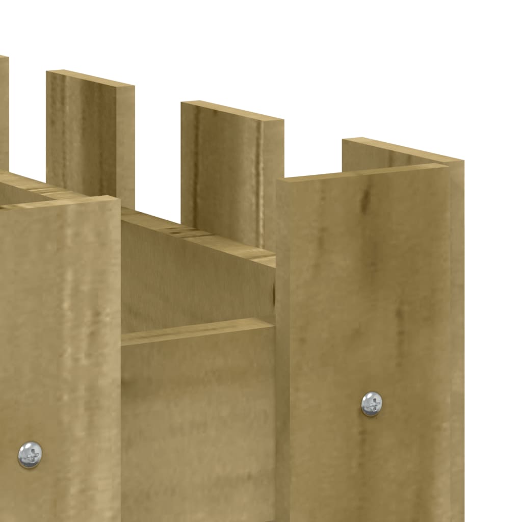 Sodo lovelis, 100x50x50cm, impregnuota pušis, tvorelės dizaino Sodo lovelis, 100x50x50cm, impregnuota pušis, tvorelės dizaino - Image 7