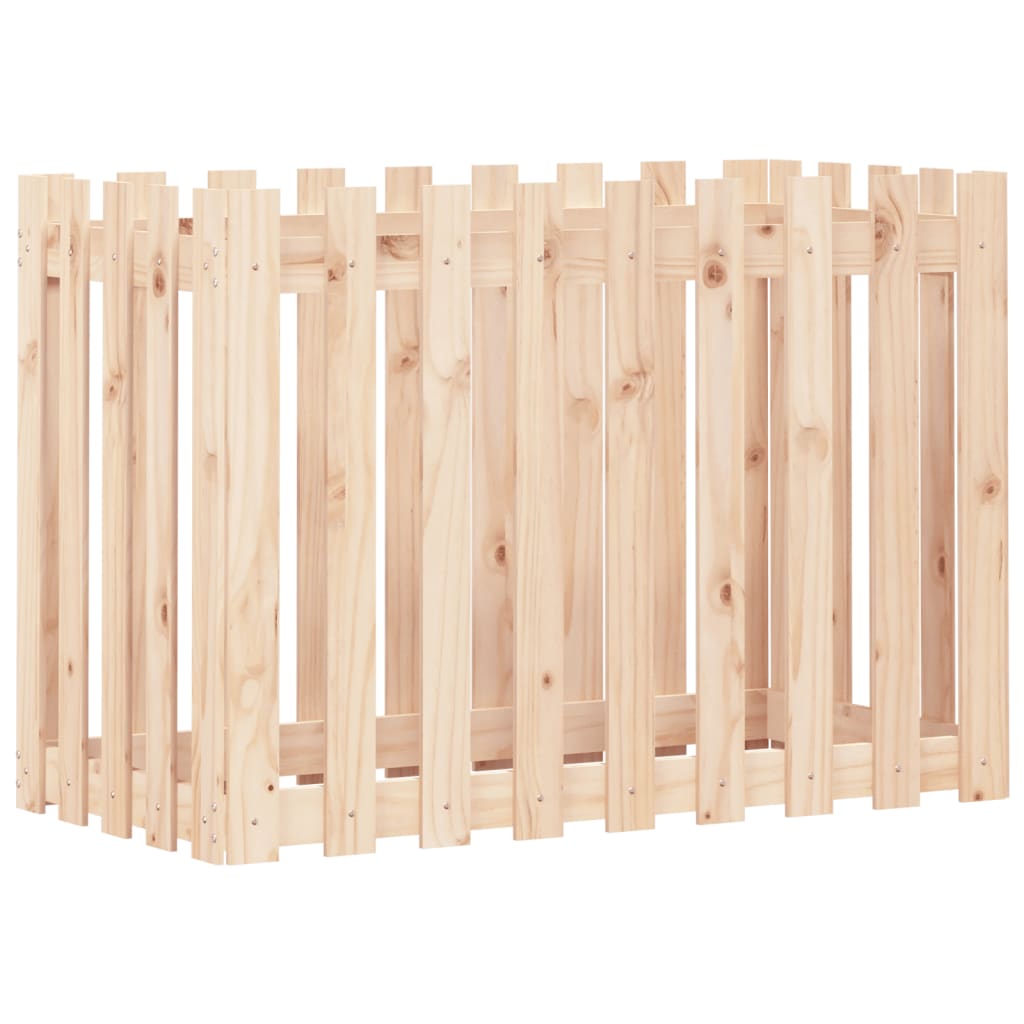 Sodo lovelis, 100x50x70cm, pušies masyvas, tvorelės dizaino Sodo lovelis, 100x50x70cm, pušies masyvas, tvorelės dizaino - Image 4