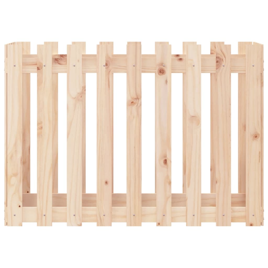 Sodo lovelis, 100x50x70cm, pušies masyvas, tvorelės dizaino Sodo lovelis, 100x50x70cm, pušies masyvas, tvorelės dizaino - Image 5
