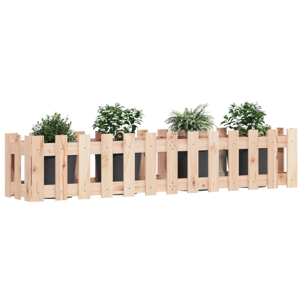 Sodo lovelis, 150x30x30cm, pušies masyvas, tvorelės dizaino Sodo lovelis, 150x30x30cm, pušies masyvas, tvorelės dizaino - Image 3