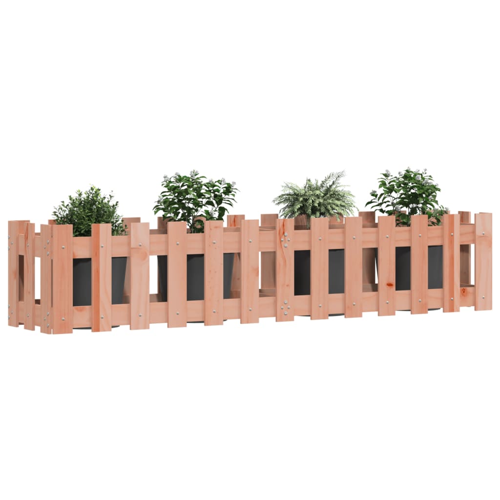 Sodo lovelis, 150x30x30cm, douglas eglė, tvorelės dizaino Sodo lovelis, 150x30x30cm, douglas eglė, tvorelės dizaino - Image 3
