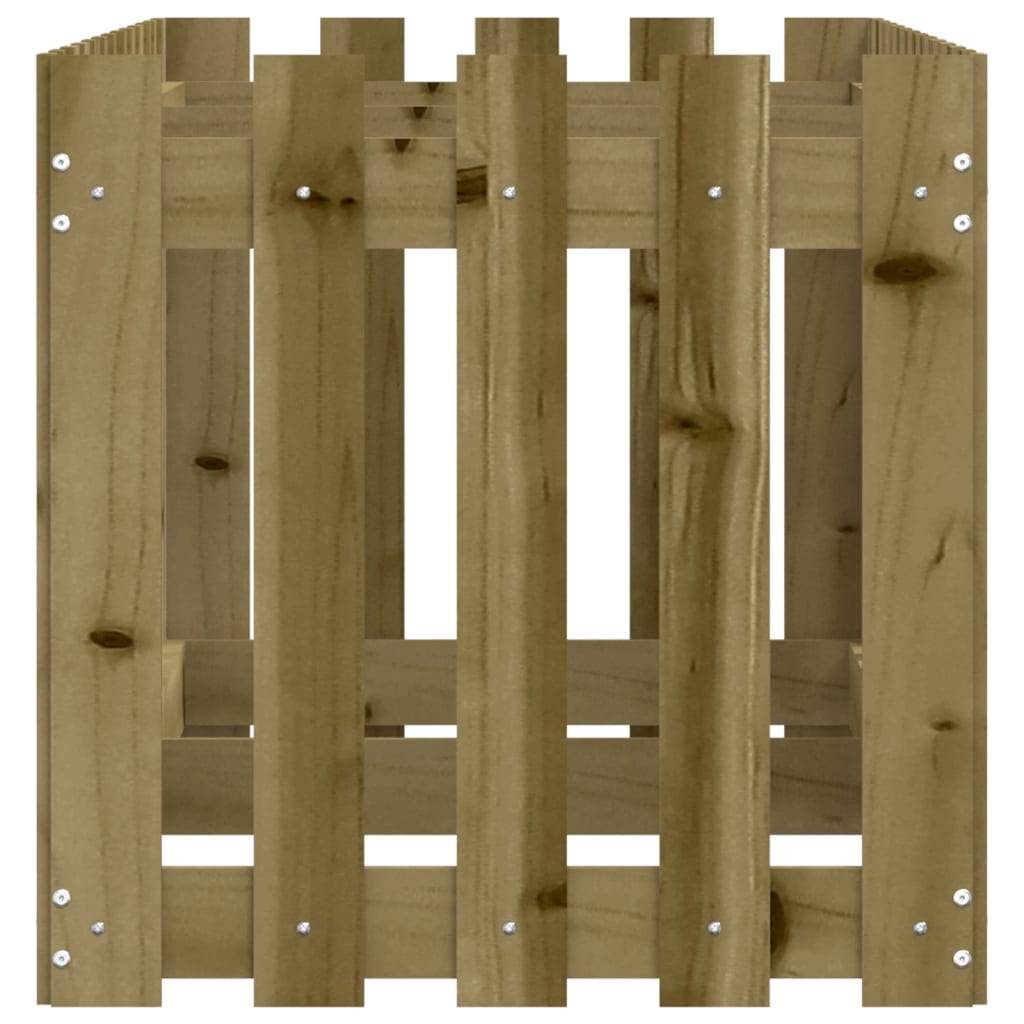 Sodo lovelis, 150x50x50cm, impregnuota pušis, tvorelės dizaino Sodo lovelis, 150x50x50cm, impregnuota pušis, tvorelės dizaino - Image 6